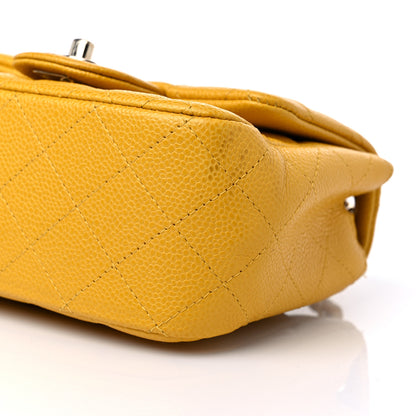 Chanel Caviar Quilted Mini Square Flap Yellow 9 of 13