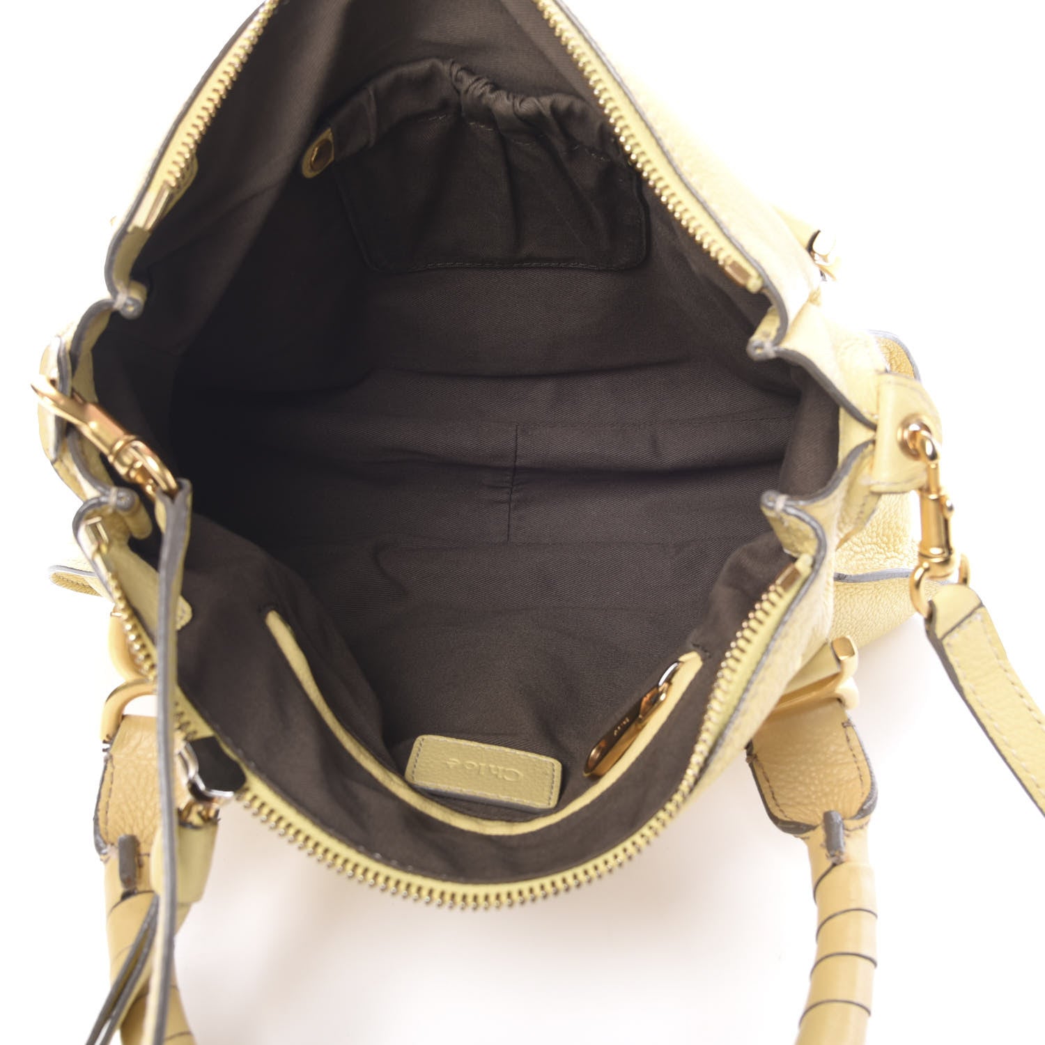 Chloe Calfskin Medium Marcie Satchel Sunlight 4 of 16
