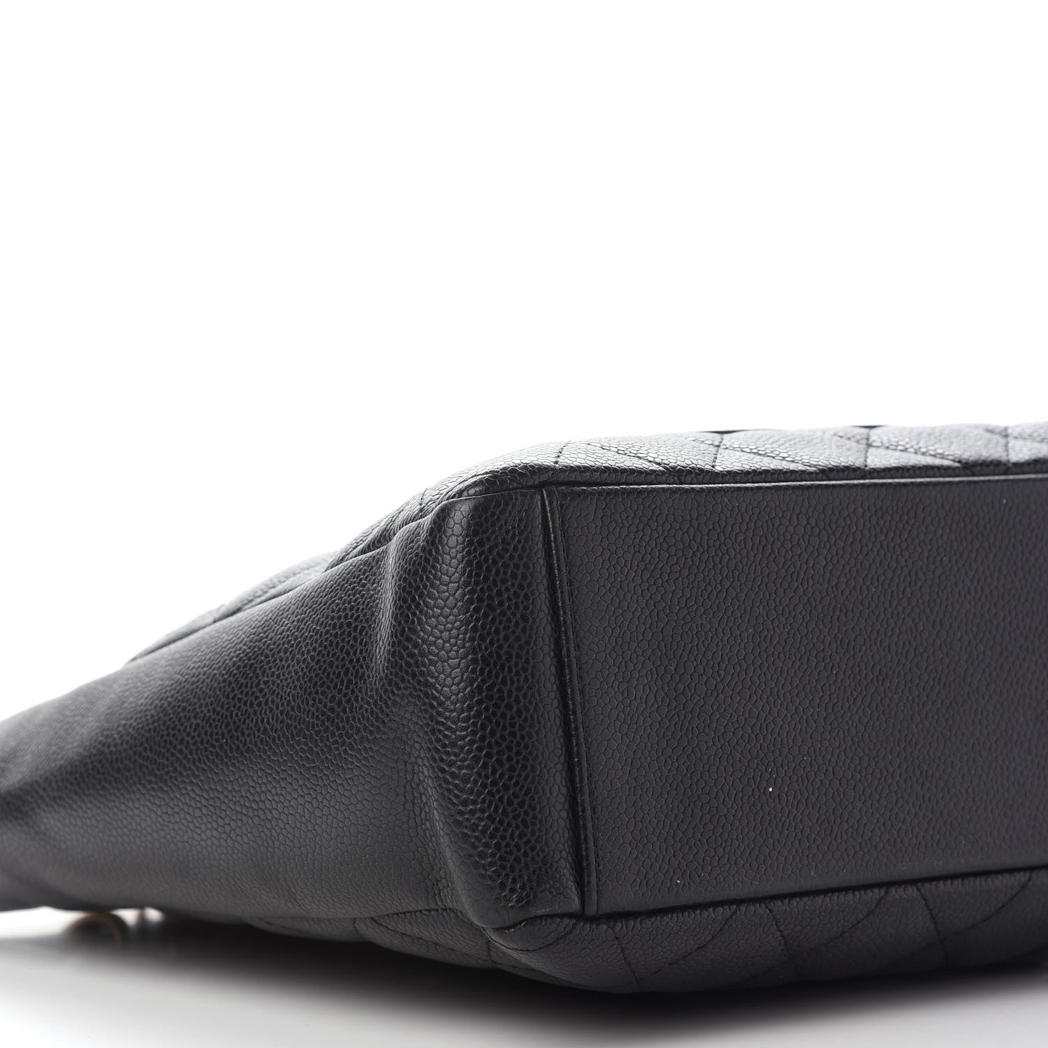 Chanel Caviar Quilted Petit Shopping Tote PST Black 7 of 9