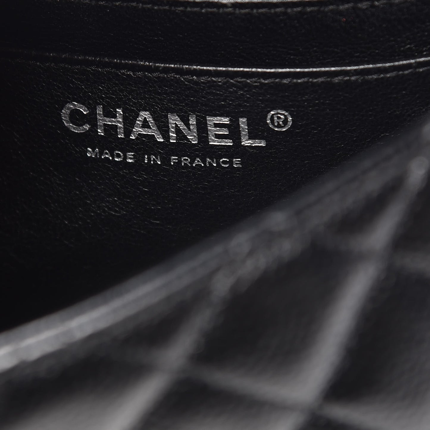 Caviar Quilted Mini Square Flap Black