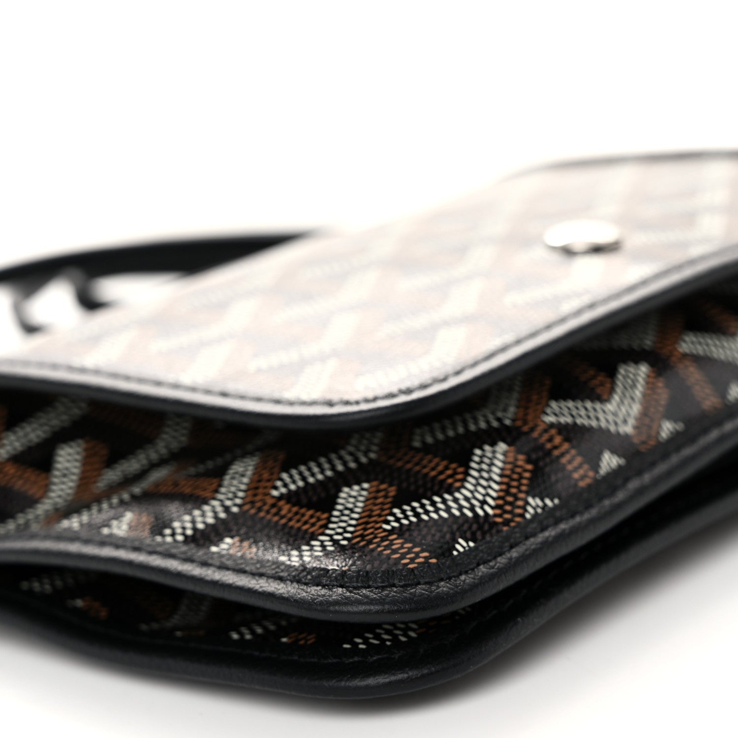 Goyard Goyardine Plumet Wallet Clutch Black 10 of 11
