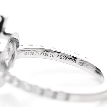 Hermes 18K White Gold Diamond Finesse Ring 53 6.25 4 of 7