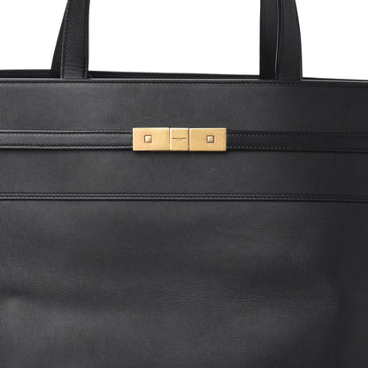 Saint Laurent Calfskin Large Manhattan Shopper Tote Black 8 of 10