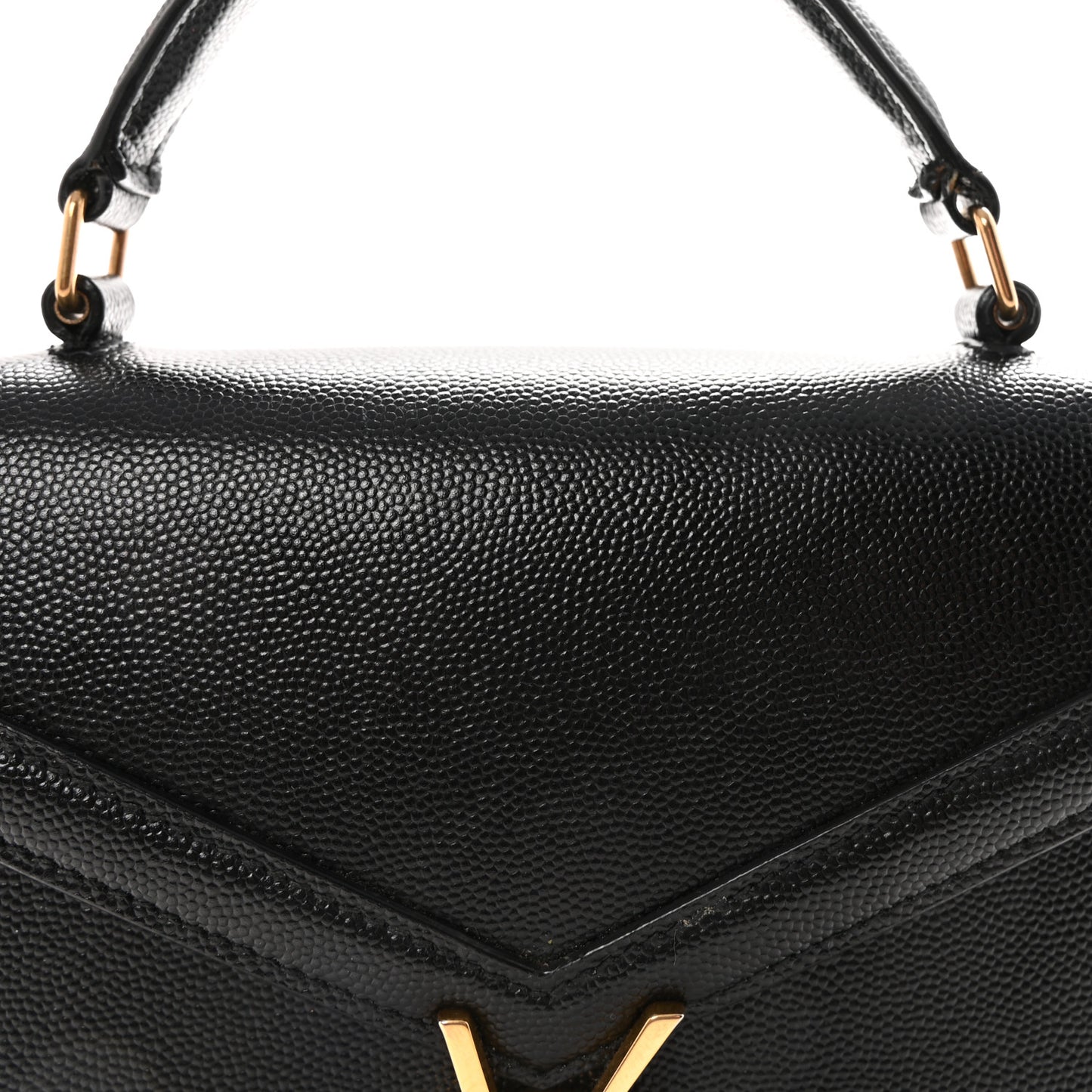 Grain de Poudre Mini Classic Monogram Cassandra Top Handle Black