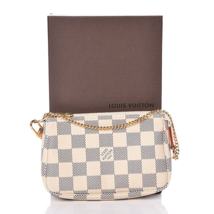 Louis Vuitton Damier Azur Mini Pochette Accessories 10 of 10