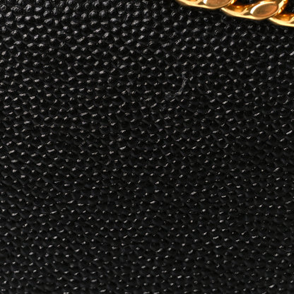 Saint Laurent Grain De Poudre Medium Classic Monogram Kate Satchel Black 12 of 12