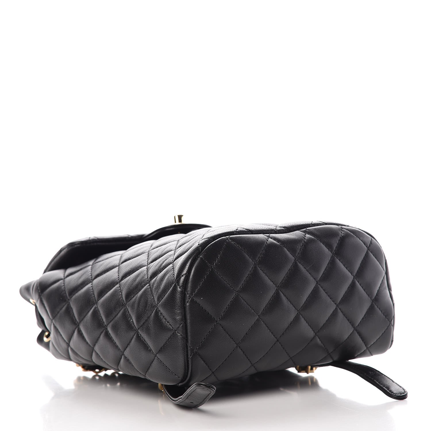 Chanel Calfskin Quilted Mini Urban Spirit Backpack Black 4 of 9