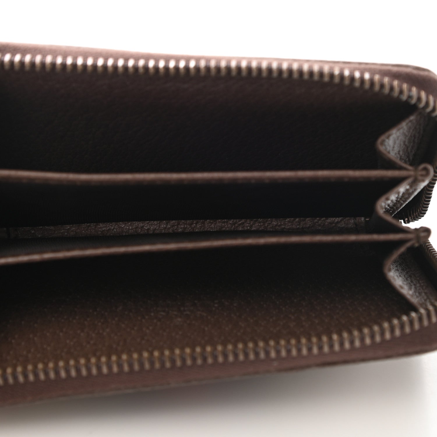 Gucci GG Supreme Web Ophidia Zip Around Card Case Brown 5 of 7