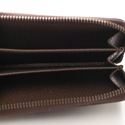 Gucci GG Supreme Web Ophidia Zip Around Card Case Brown 5 of 7
