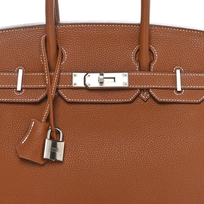 Hermes Togo Birkin 30 Gold 8 of 10
