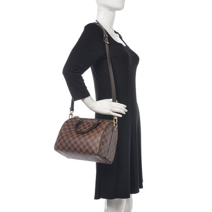 Louis Vuitton Damier Ebene Speedy Bandouliere 25 2 of 10