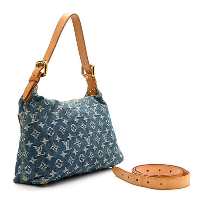Louis Vuitton Monogram Denim Baggy PM Blue 3 of 16