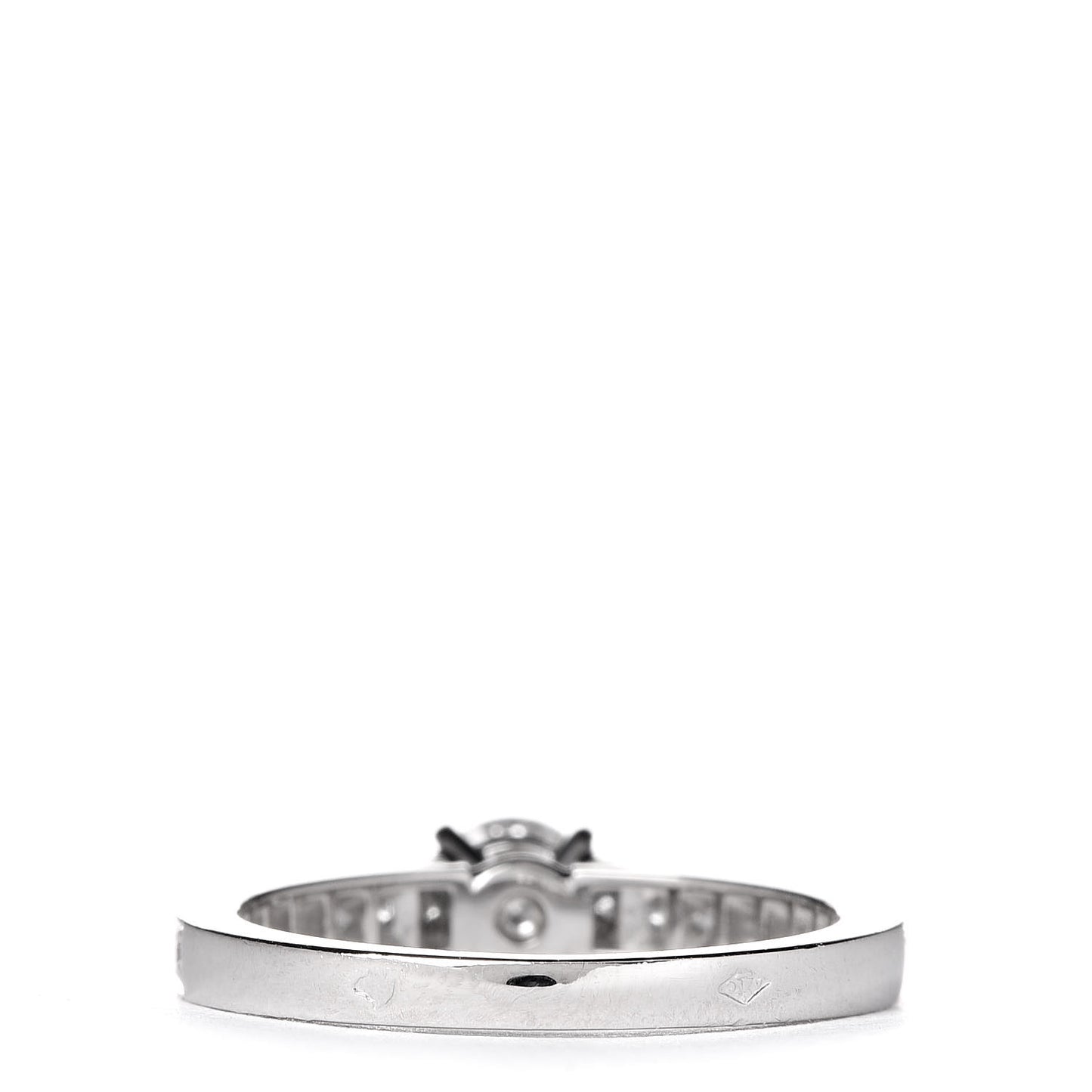 Platinum Diamond .42ct 1895 Solitaire Engagement Ring 49 4.75