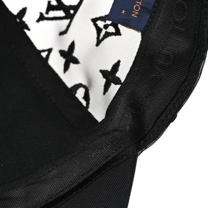 Louis Vuitton Monogram Mesh Cotton Cap M Black 11 of 12