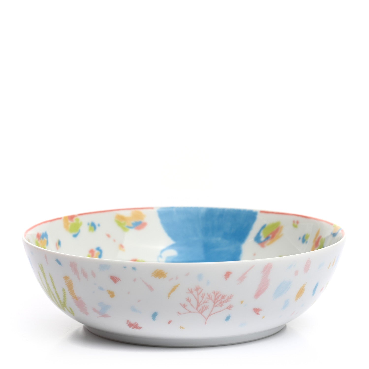 Hermes Porcelain Passe-Passe Cereal Bowl 3 of 8