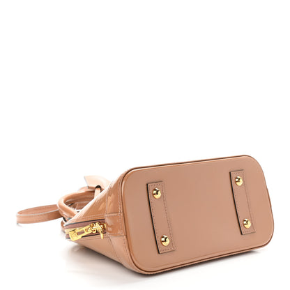 Louis Vuitton Vernis Alma BB Rose Velours 4 of 9