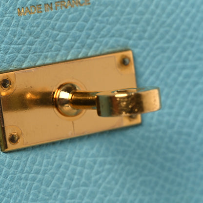 Hermes Epsom Kelly Longue Wallet Bleu Atoll 13 of 13
