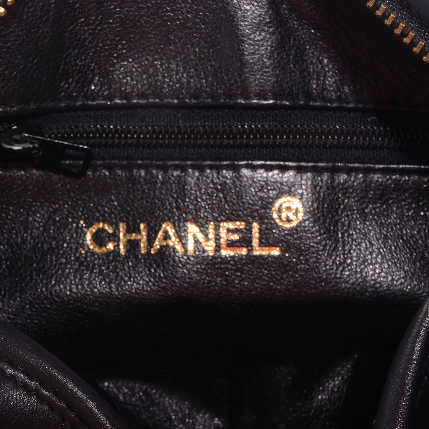 Chanel Lambskin Vertical Quilted Tassel Camera Case Black 5 of 6