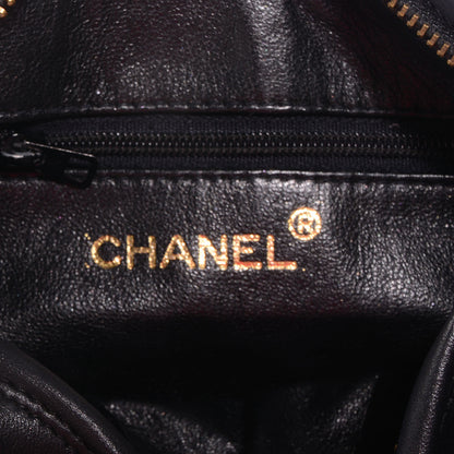 Chanel Lambskin Vertical Quilted Tassel Camera Case Black 5 of 6