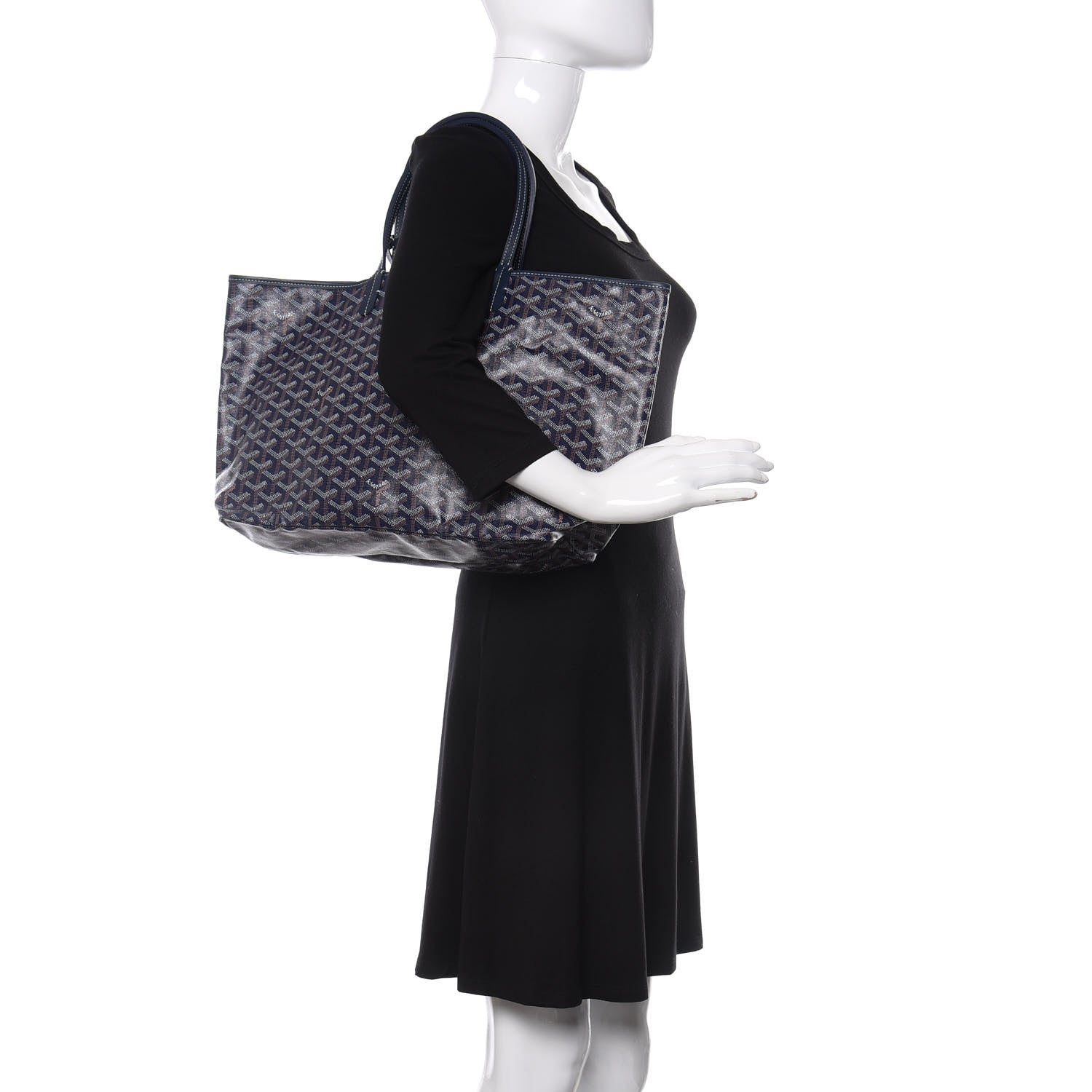 Goyard Goyardine Saint Louis PM Navy 2 of 8