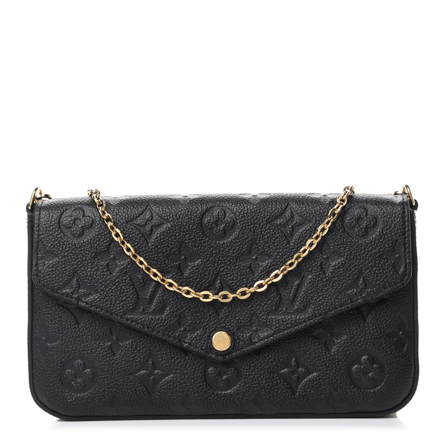 Empreinte Pochette Felicie Chain Wallet Black