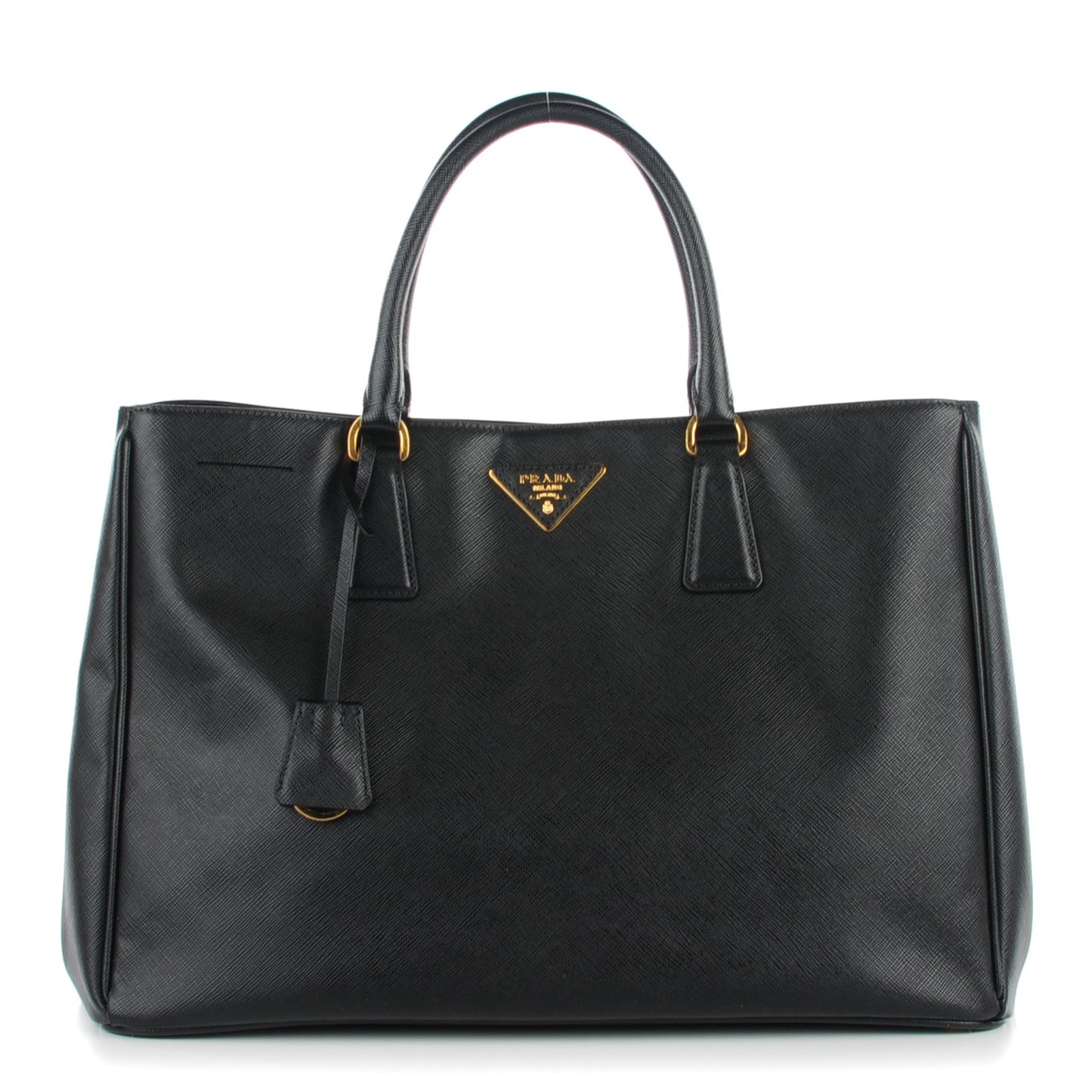 Saffiano Lux Medium Tote Nero Black