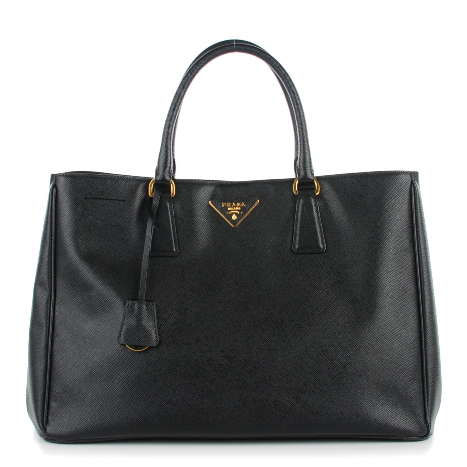 Prada Saffiano Lux Medium Tote Nero Black 1 of 9