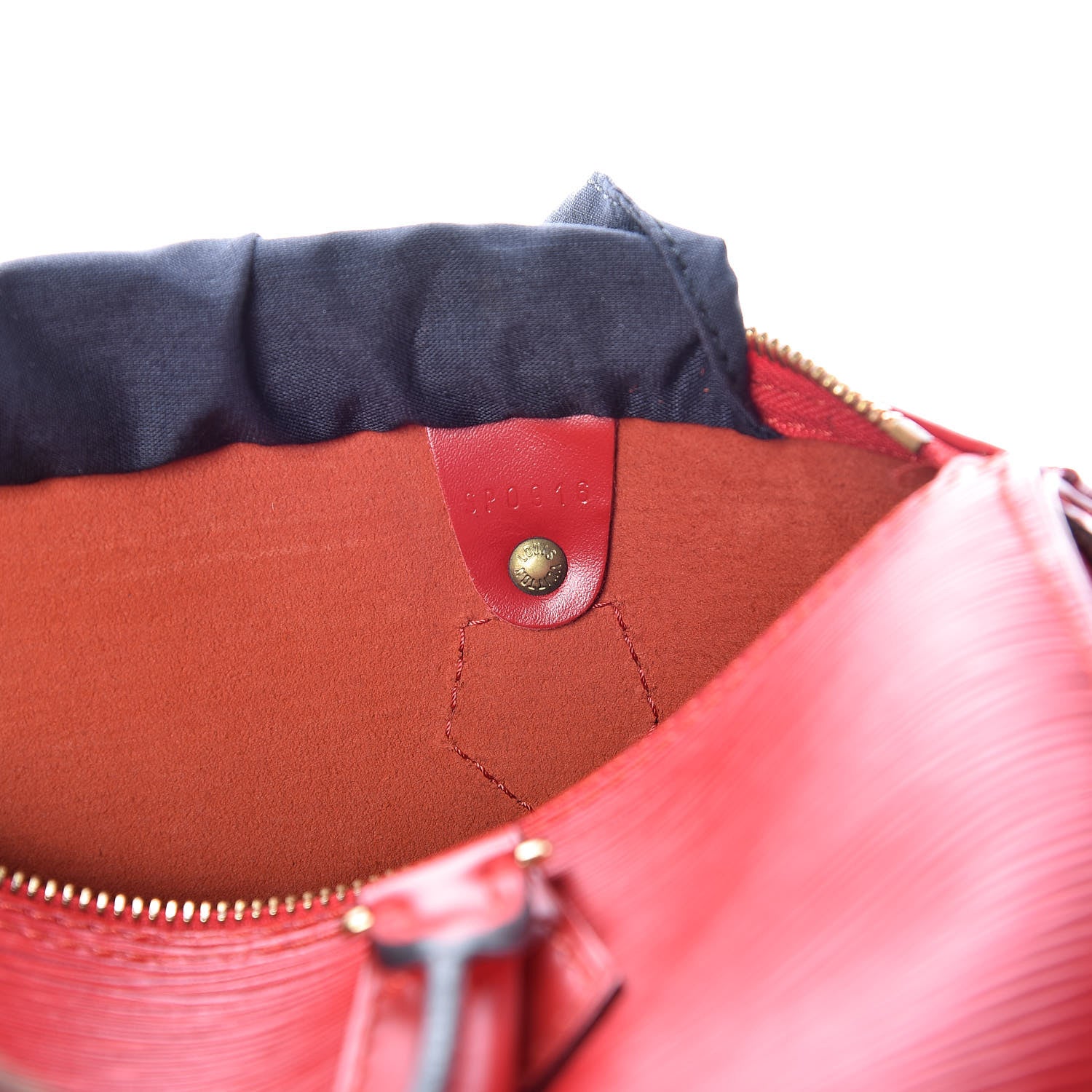 Louis Vuitton Epi Speedy 25 Castillan Red 7 of 15