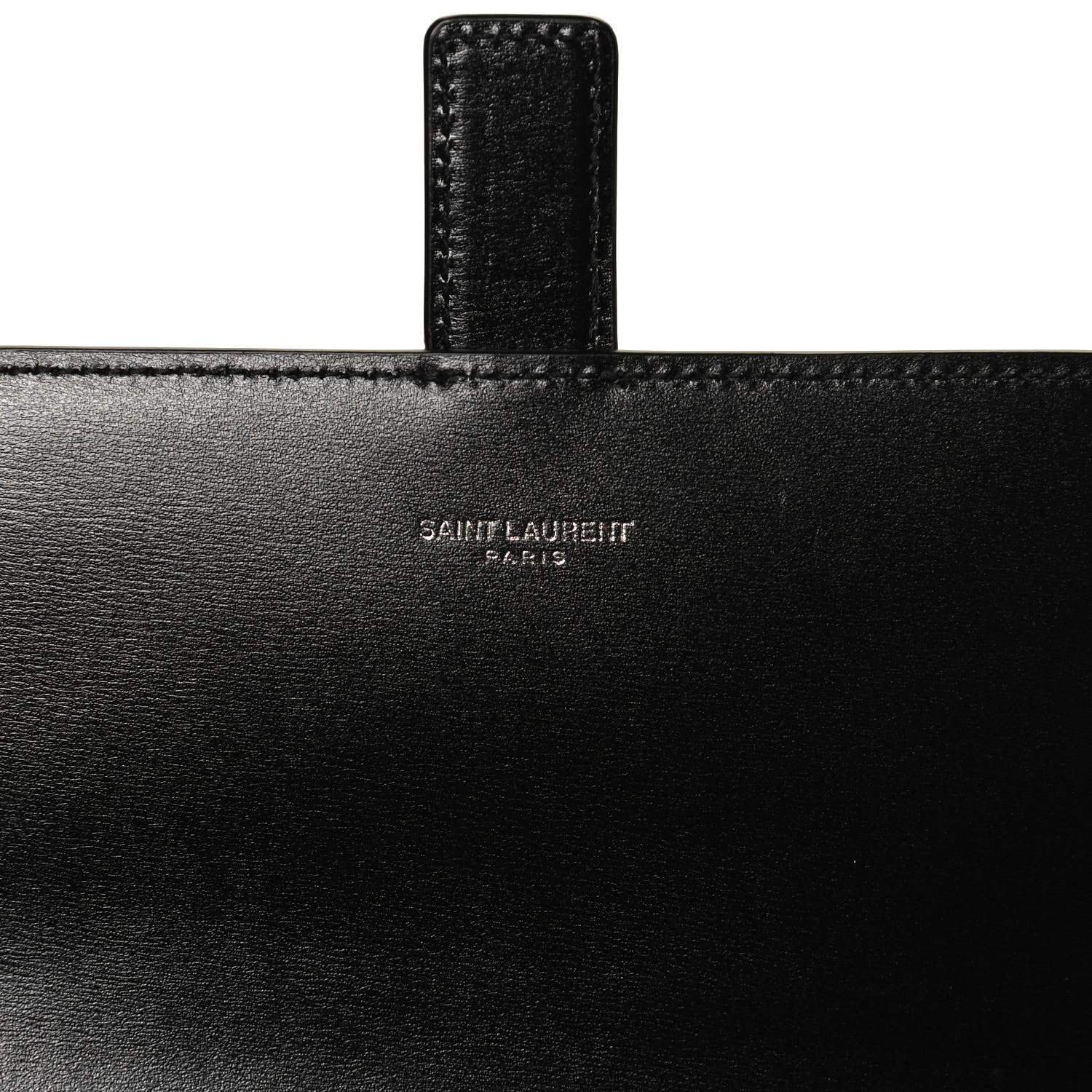 Saint Laurent Patent Embossed Small Le Monogramme Satchel Black 7 of 11