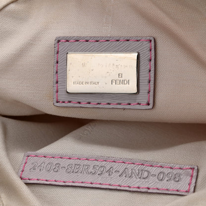 Fendi Zucchino Vitello Ombre Forever Pochette Fuxia Lavanda 6 of 9