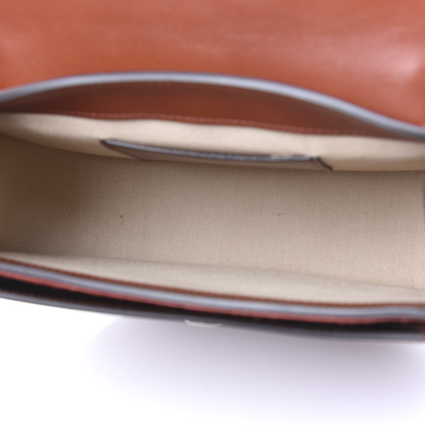 Calfskin Suede Large Tess Bag Sepia Brown