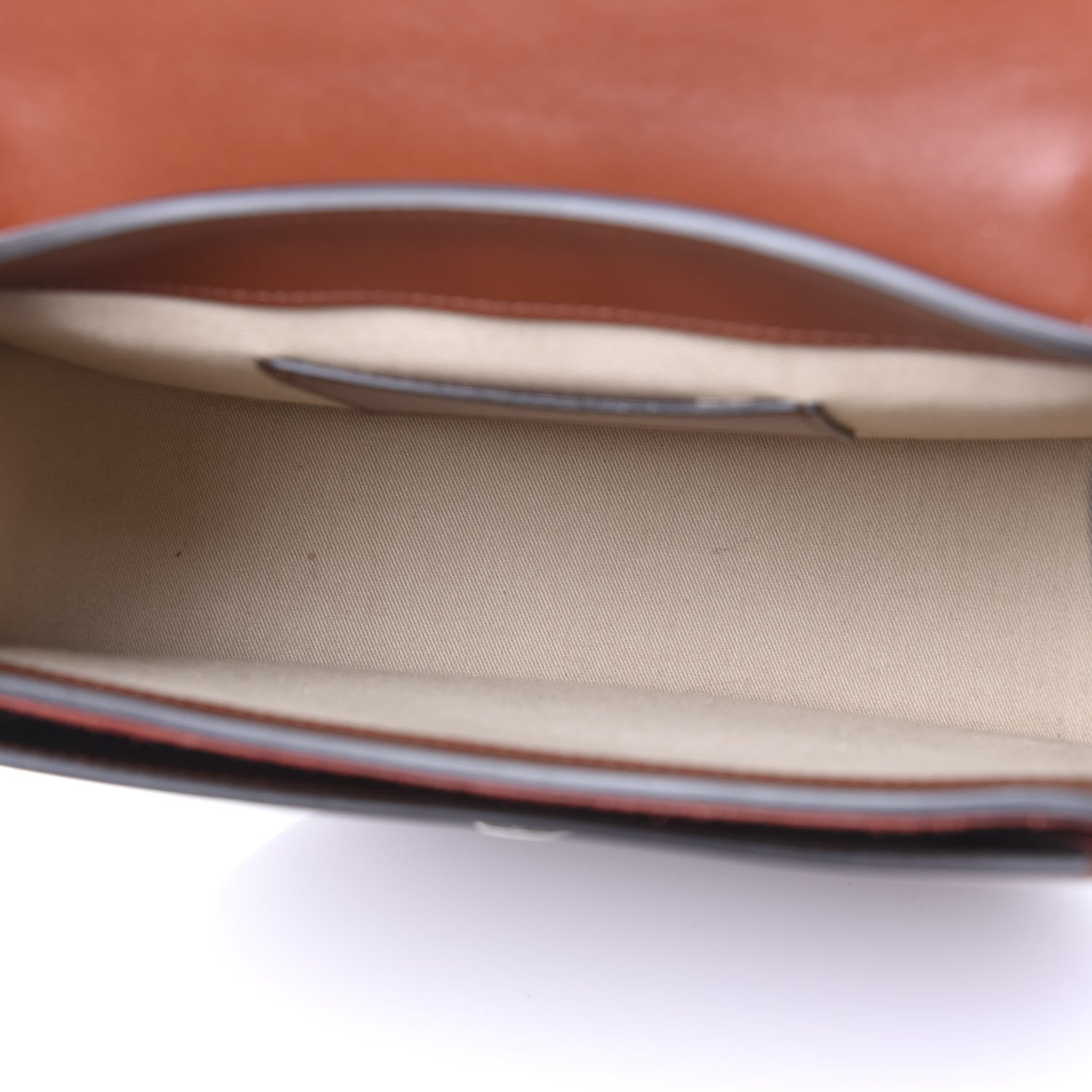 Chloe Calfskin Suede Large Tess Bag Sepia Brown 4 of 9