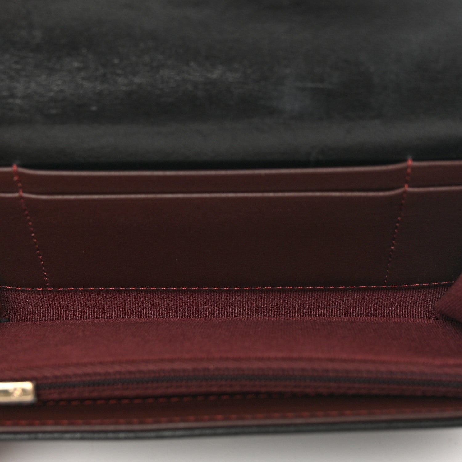 Chanel Lambskin Quilted Medium Flap Wallet Black 5 of 10