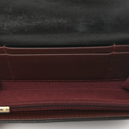 Chanel Lambskin Quilted Medium Flap Wallet Black 5 of 10