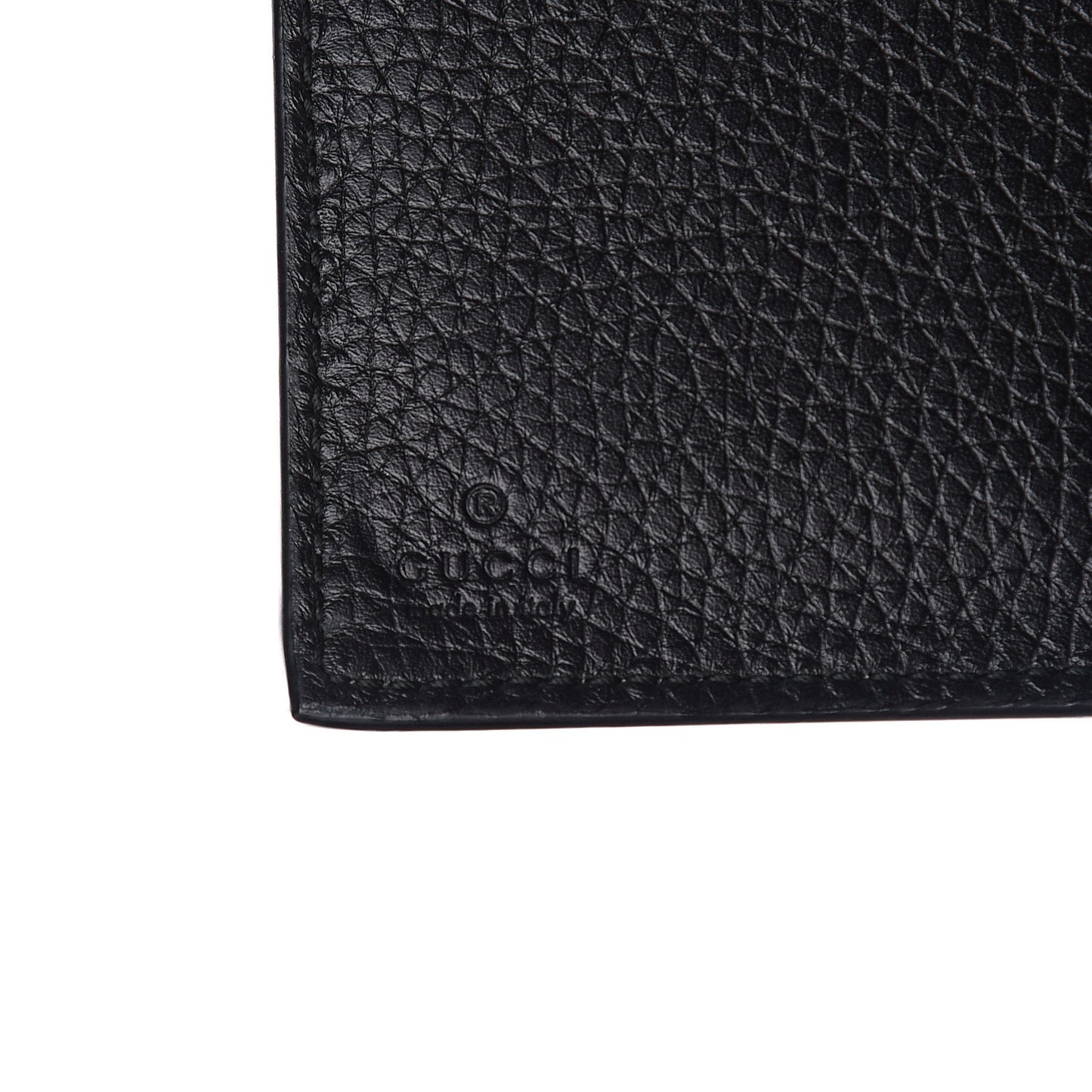 Calfskin Cellarius Blind For Bi-Fold Wallet Black