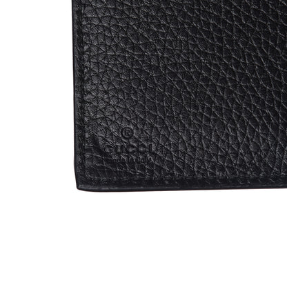 Gucci Calfskin Cellarius Blind For Bi-Fold Wallet Black 5 of 8
