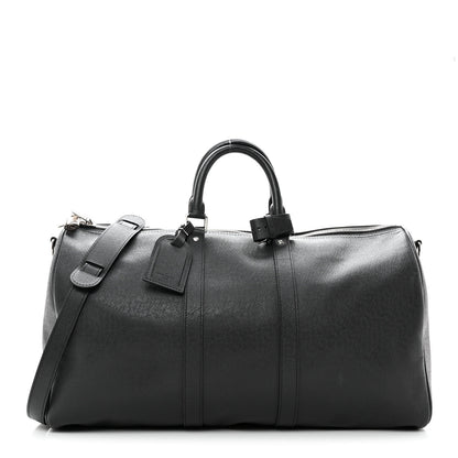 Louis Vuitton Taiga Keepall Bandouliere 45 Black 1 of 12
