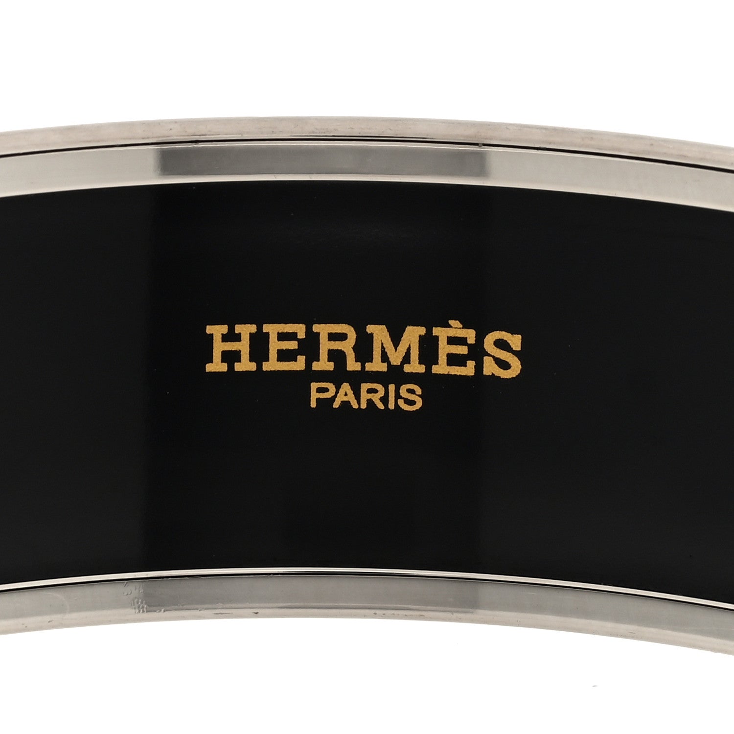 Hermes Enamel Printed Wide Balcons du Guadalquivir Bracelet Silver 4 of 4