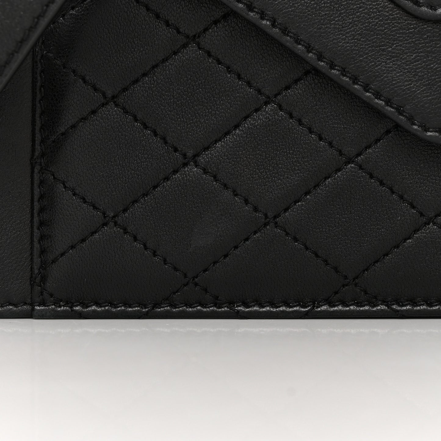 Lambskin Quilted Mini Gaby Satchel Black