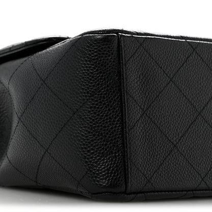 Chanel Caviar Quilted Maxi Double Flap Black 9 of 15