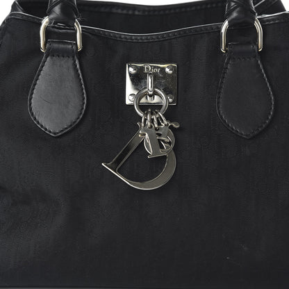 Christian Dior Nylon Monogram Small Lovely Tote Black 10 of 10