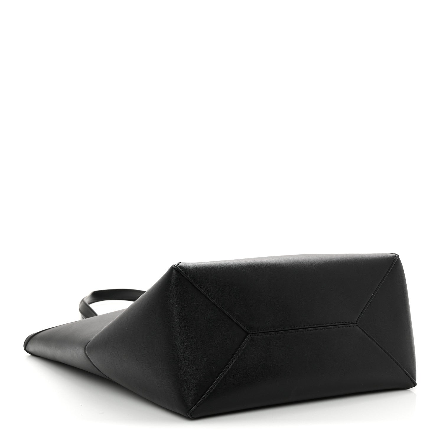 Loewe Shiny Calfskin Medium Puzzle Fold Tote Black 4 of 10