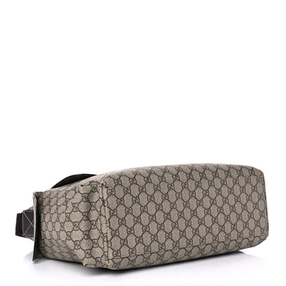 Gucci GG Plus Monogram Messenger Diaper Bag Dark Brown 5 of 15