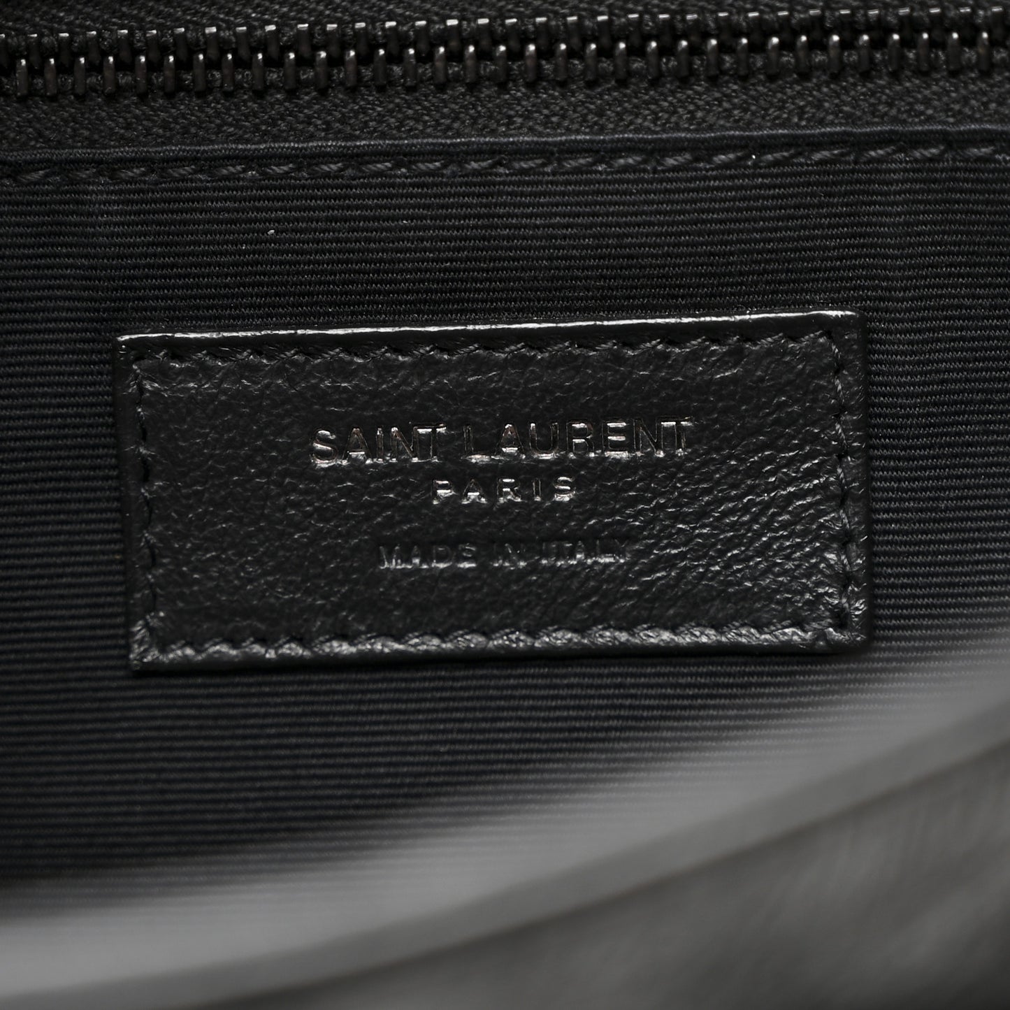 Crinkled Calfskin Matelasse Monogram Medium Niki Chain Satchel Black