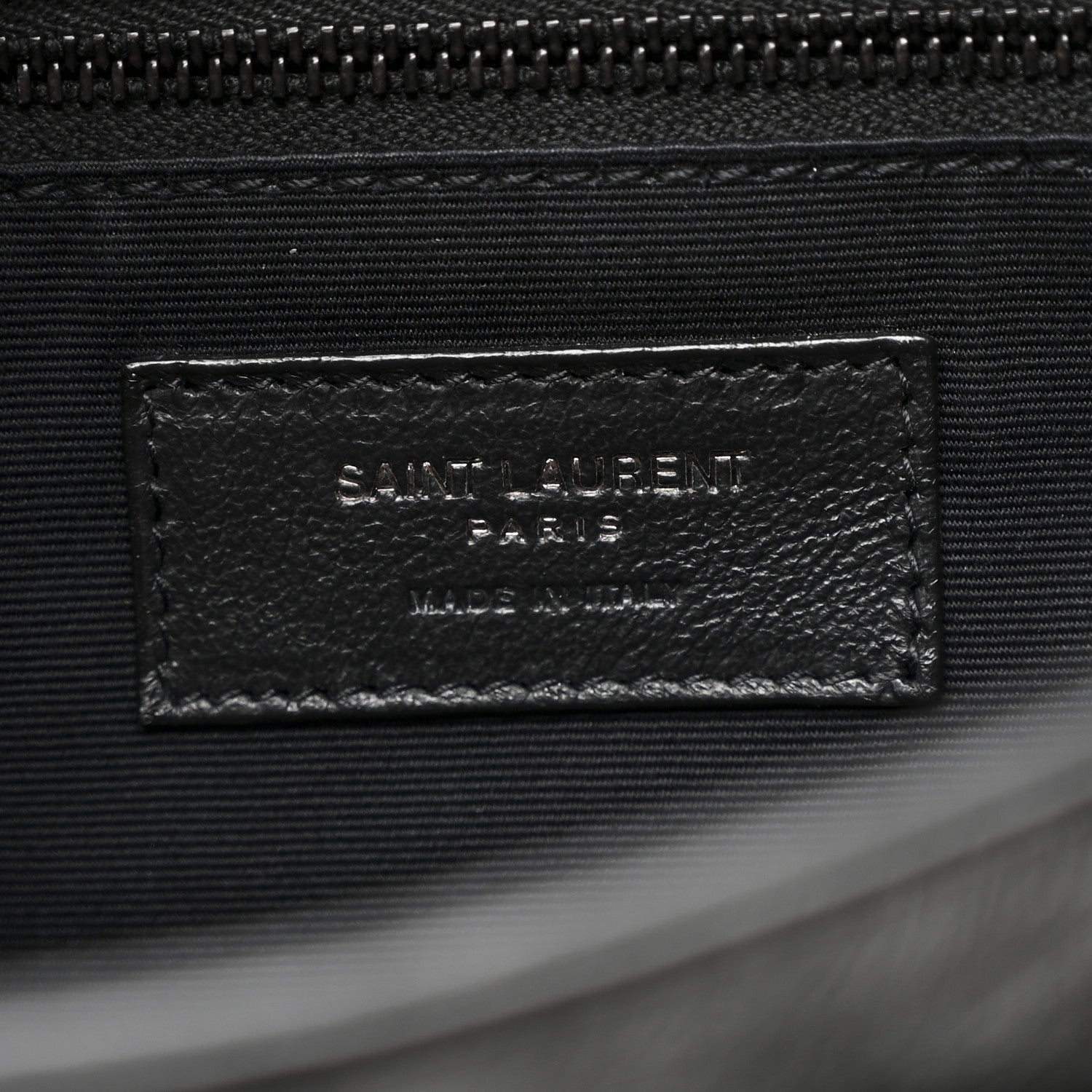 Saint Laurent Crinkled Calfskin Matelasse Monogram Medium Niki Chain Satchel Black 6 of 10