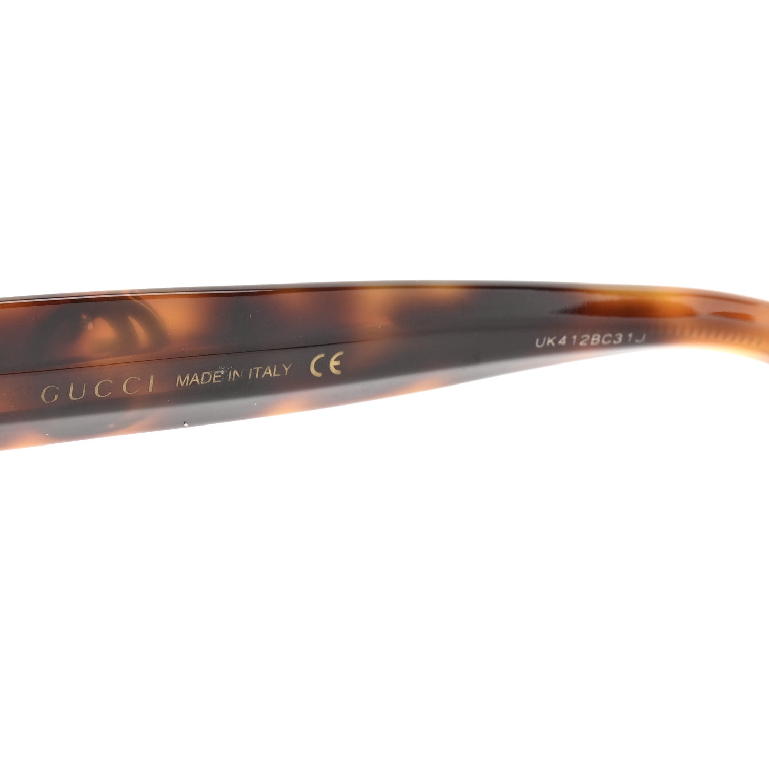 Gucci Round Frame Star Sunglasses GG0208S Tortoise 6 of 9