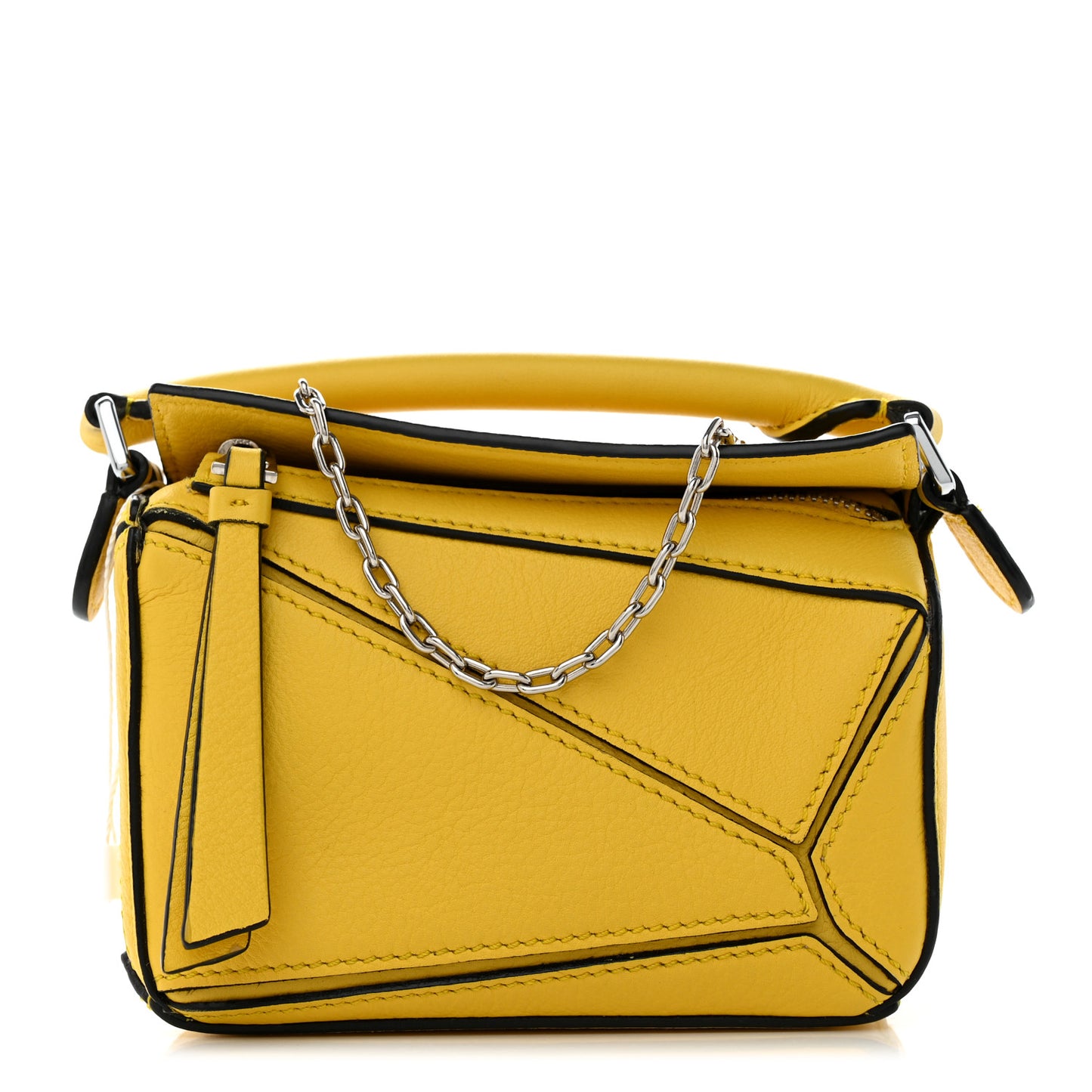 Calfskin Nano Puzzle Bag Yellow