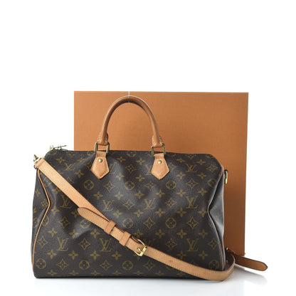 Louis Vuitton Monogram Speedy Bandouliere 35 10 of 10