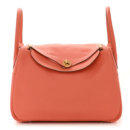 Hermes Taurillon Clemence Lindy 34 Crevette 1 of 10