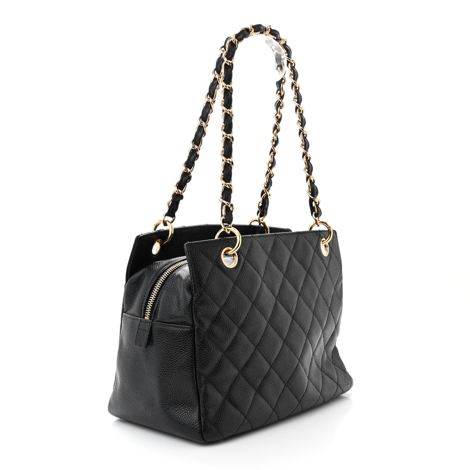 Chanel Caviar Quilted Petit Timeless Tote PTT Black 3 of 10